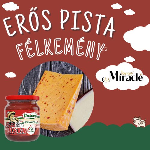 Erős Pista félkemény sajt