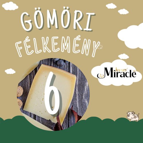 Gömöri félkemény sajt (gouda jellegű)