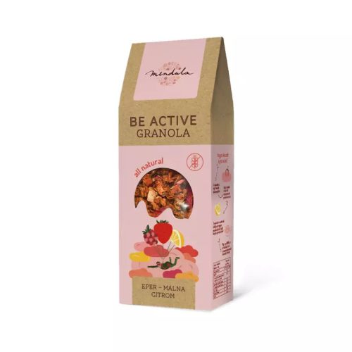 Be active: eper-málna granola 250g