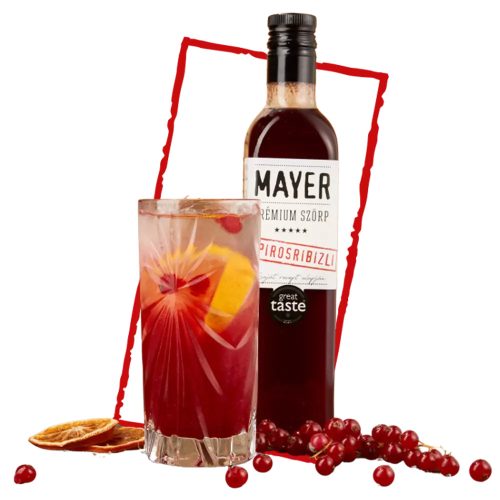 Pirosribizli szörp 500ml